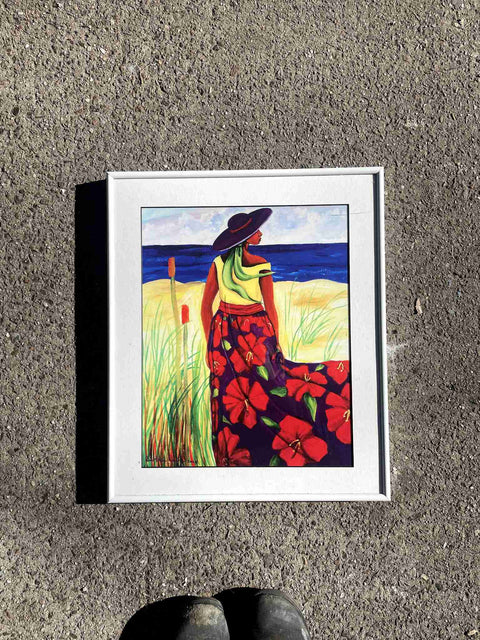 Beachside Serenity Art Print