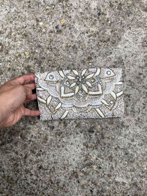 Beautiful Beaded Clutch Bag
