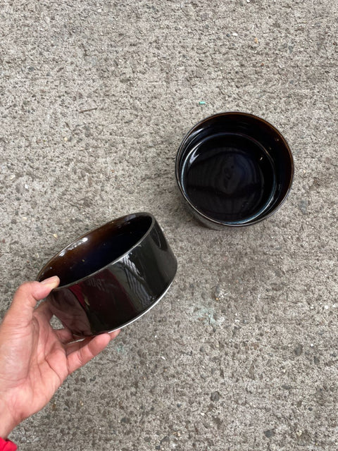 Beautiful Glazed Widemouth Ceramic Bowls