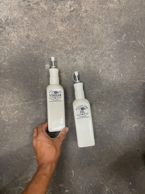Beautiful Home Oil & Vinegar Drizzling Bottles
