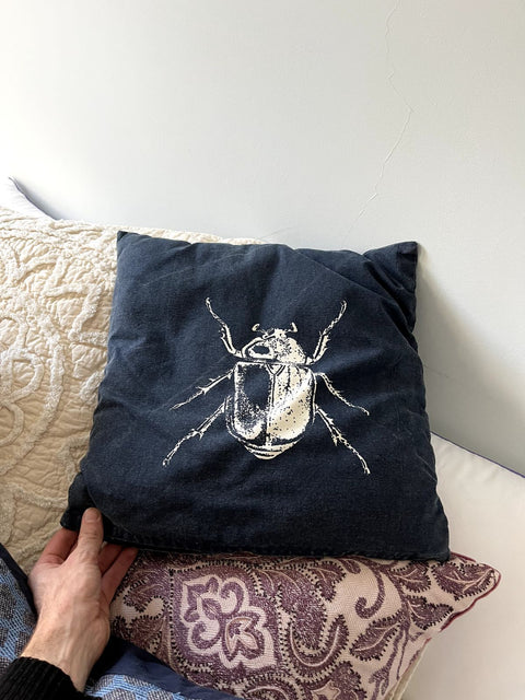 Beetle Throw Pillow
