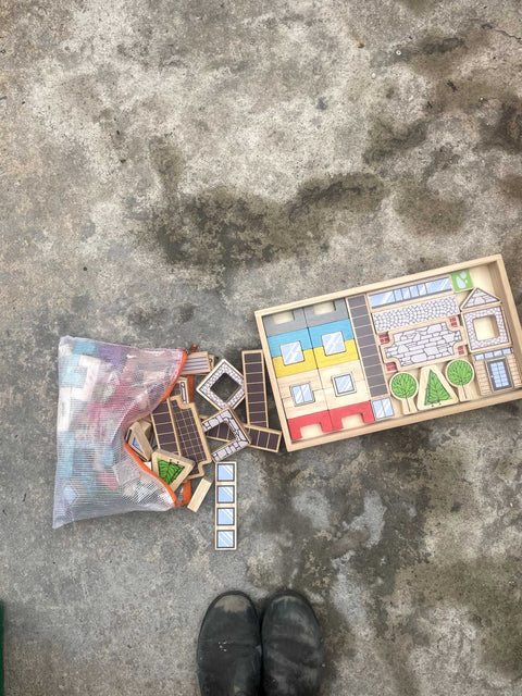 BeginAgain Building Blocks Architecture Play Set