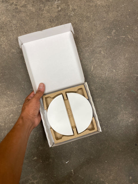 Begripa White New Half Circle Door Handles