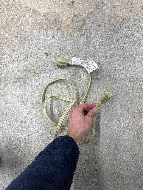 Beige Extension Cord