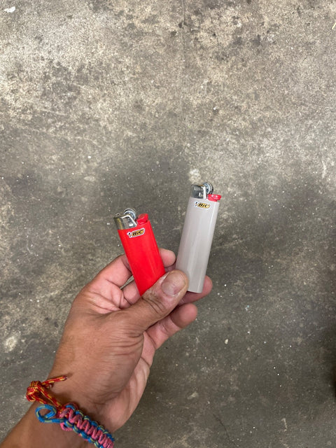 Bic Lighters, Red &White (Working)