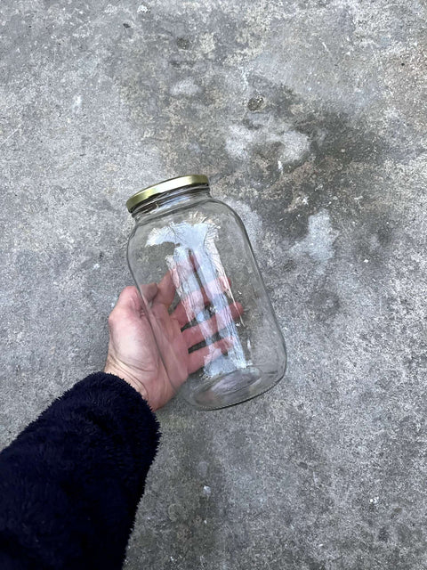 Big Glass Storage Jar
