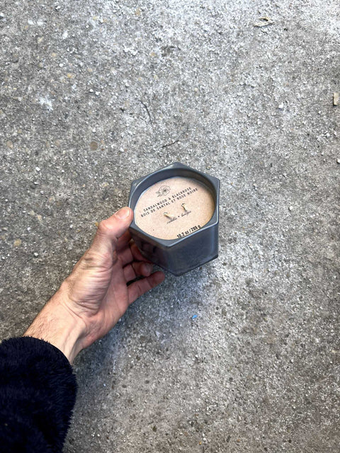 Big Sandalwood & Black Rose Scented Candle