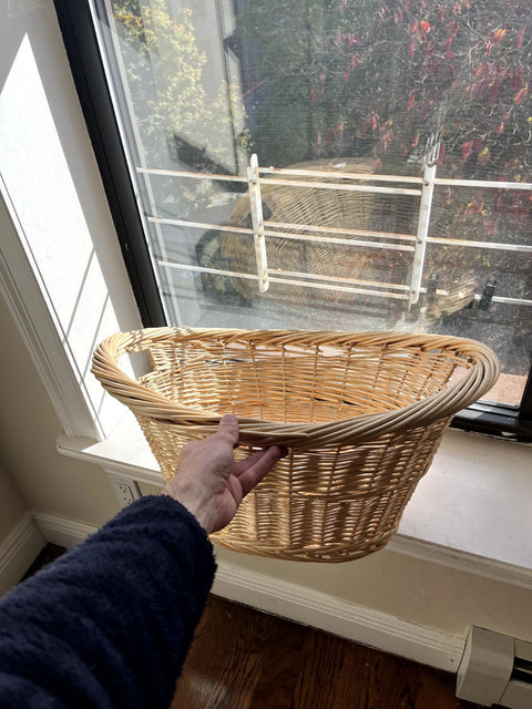 Big Wicker Basket, 23" Wide