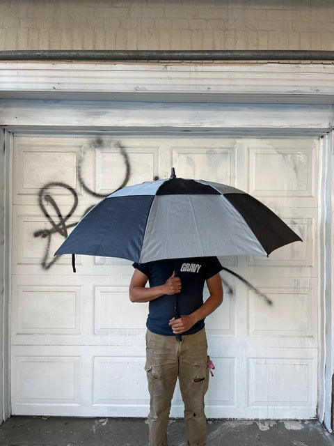 Bigass Black And Grey Umbrella