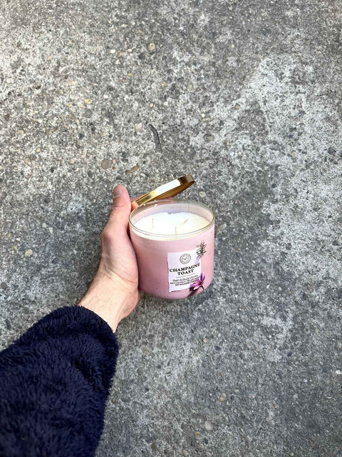 Bigass Champagne Toast Scented Candle