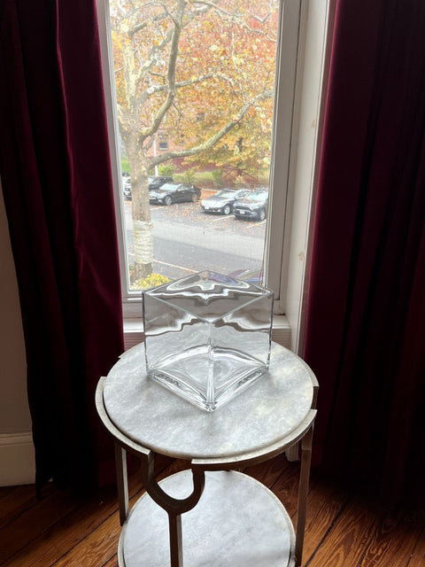 Bigass Glass Cube Vase, 7"