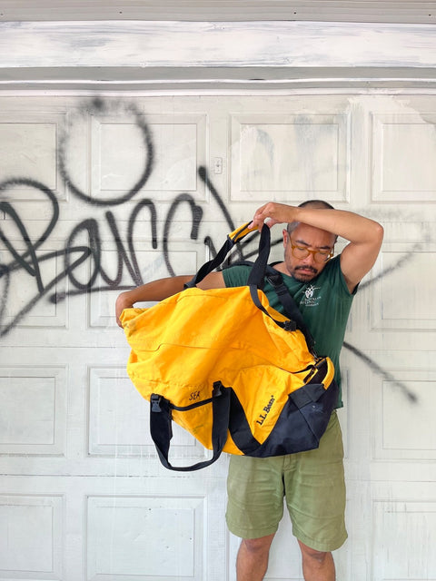 Bigass L.L. Bean Duffel Waterproof "Sea" Bag