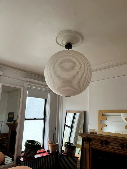 HAY Pendant Light + HAY Rice Paper Shade 80cm