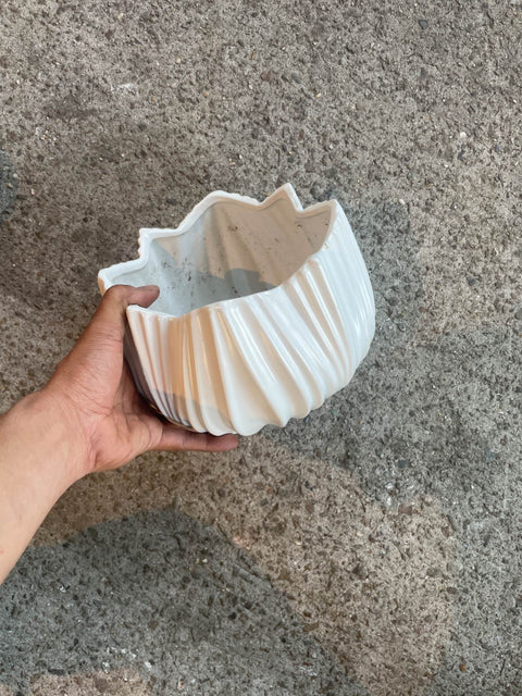 Bigass White Planter