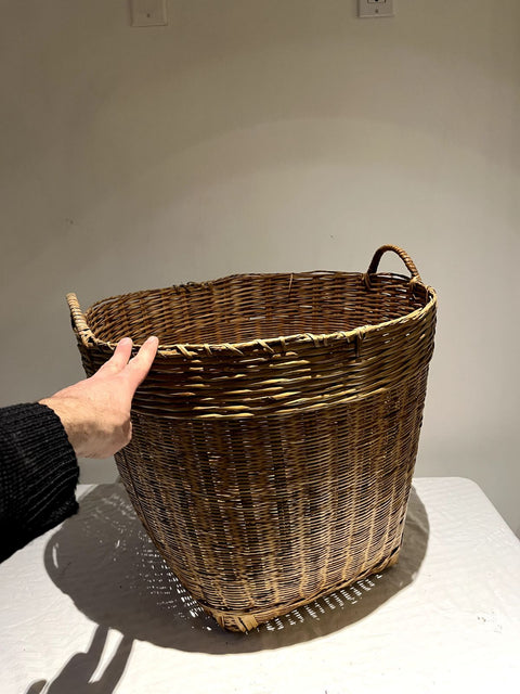 Bigass Wicker Basket With Handles
