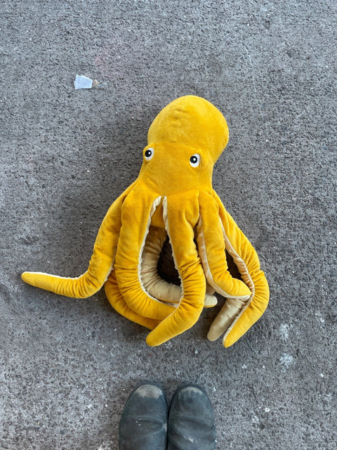 Bigass Yellow Octopus Stuffed Animal