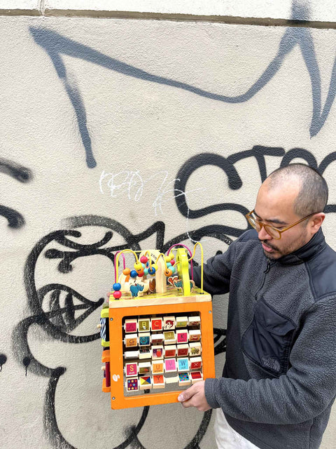 Bigass Zany Zoo Wooden Activity Cube