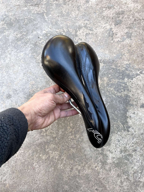 Bike Saddle with a Few Tears