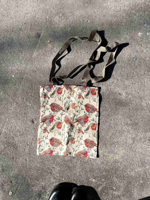 Bird Tapestry Tote Bag