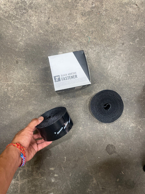 Black Adhesive Fastener