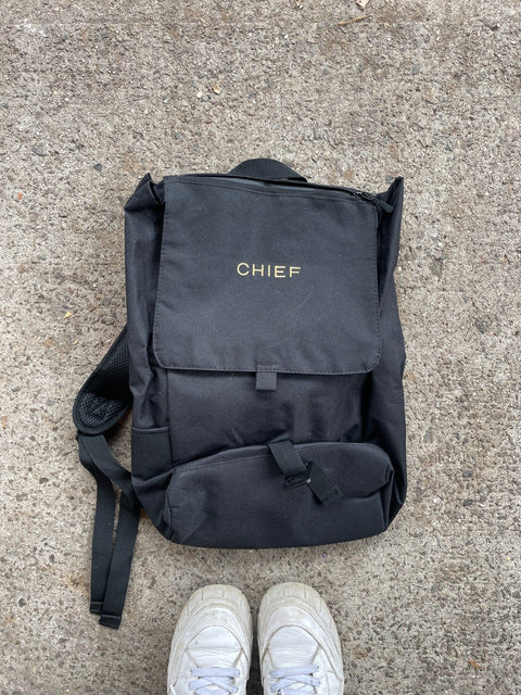 Black "Chief" Backpack