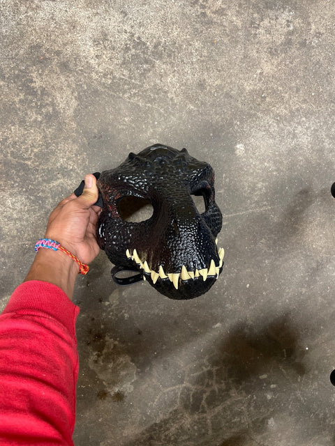 Black Dinosaur Mask