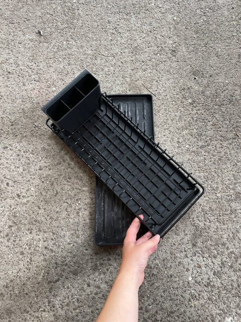 Black Dish Drying Rack