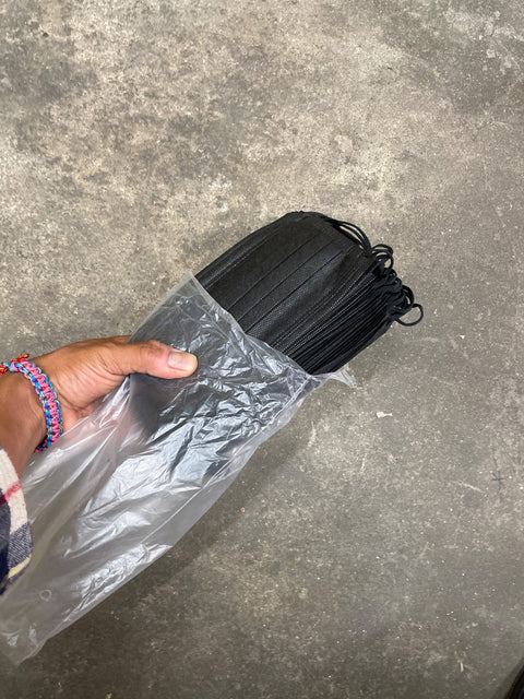 Black Disposable Face Masks