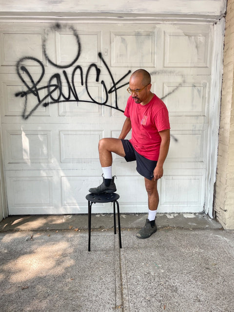 Black IKEA Stool