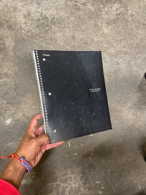 Black Mead Five Star Notebook