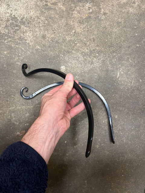 Black Metal Plant Hanger Brackets