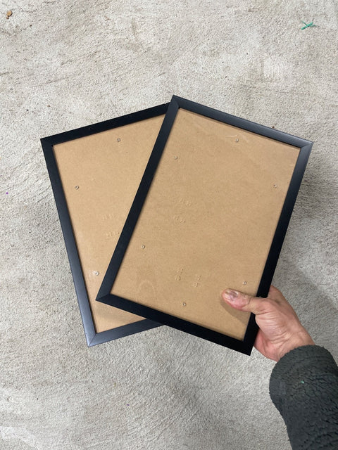 Black Picture Frames, 8.5x12.5"