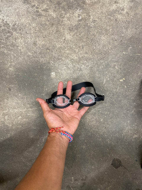 Adult Black Swim Goggles