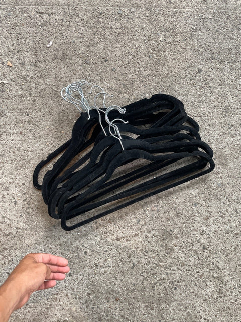 Black Velvet Hangers