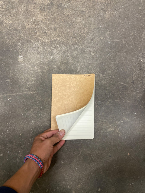 Blank Kraft Lined Notebook