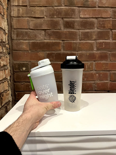 Blender Bottle Shaker And Oats Container Set