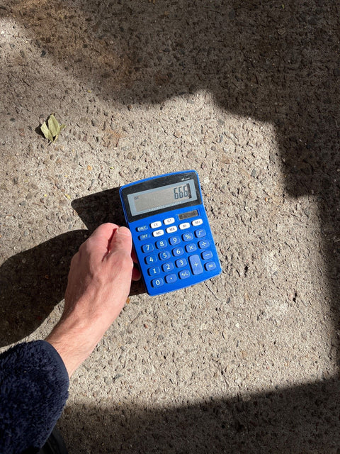 Blue Basic Calculator