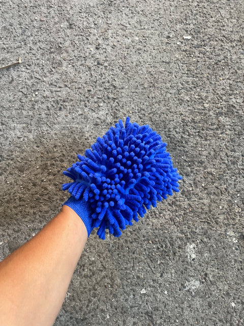 Blue Car Wash Mitt