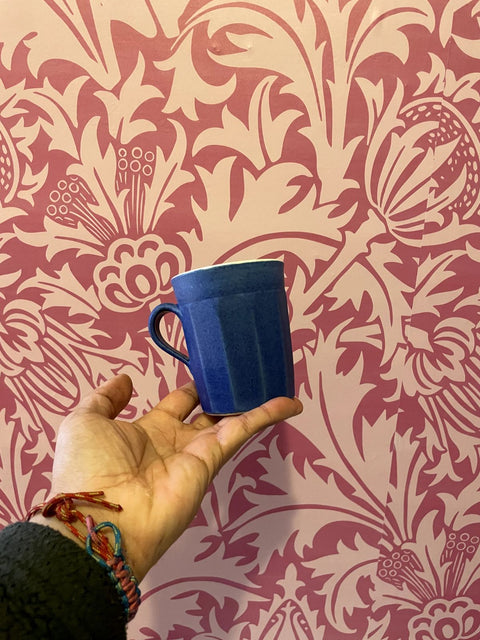 Blue Ceramic Coffee Mug