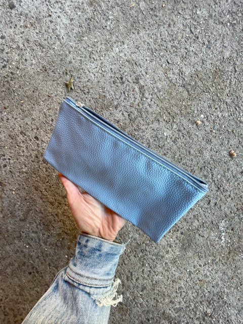 Blue Cosmetic Pouch