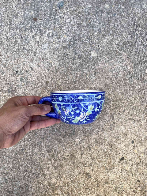 Blue Floral Mug