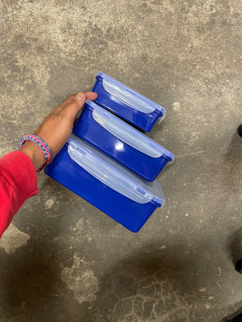 Blue Food Storage Container Set