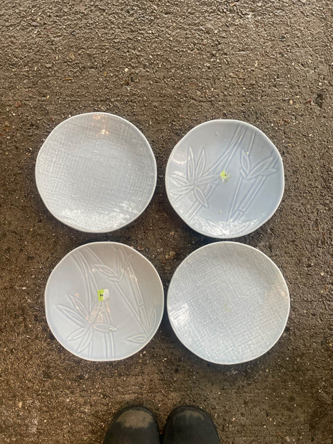Blue Kinda Matching Salad Ceramic Plates