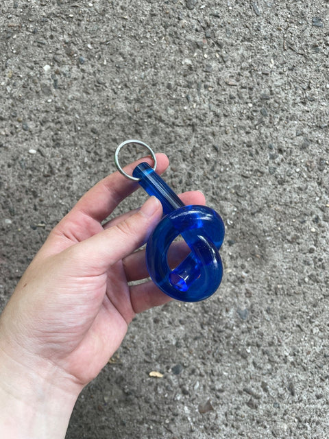 Blue Knot Decorative Keychain