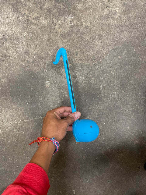 Blue Otamatone Musical Instrument