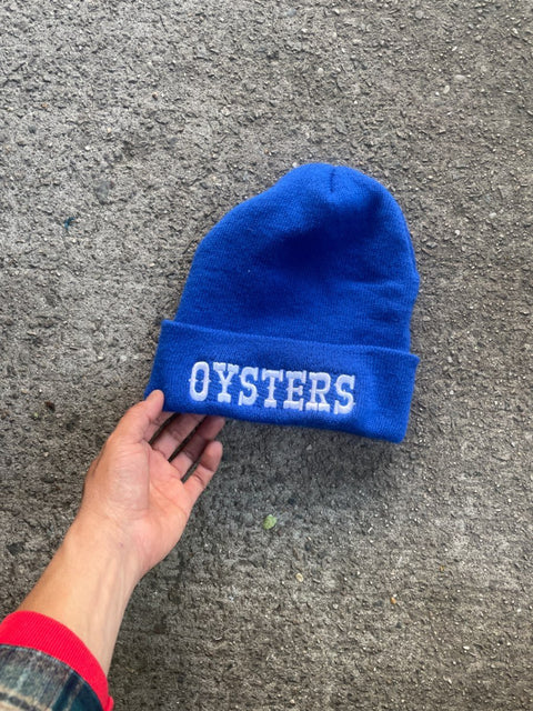Blue Oysters Embroidered Beanie Hat