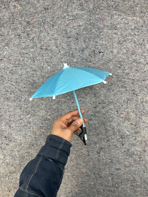 Blue Phone Umbrella Holder
