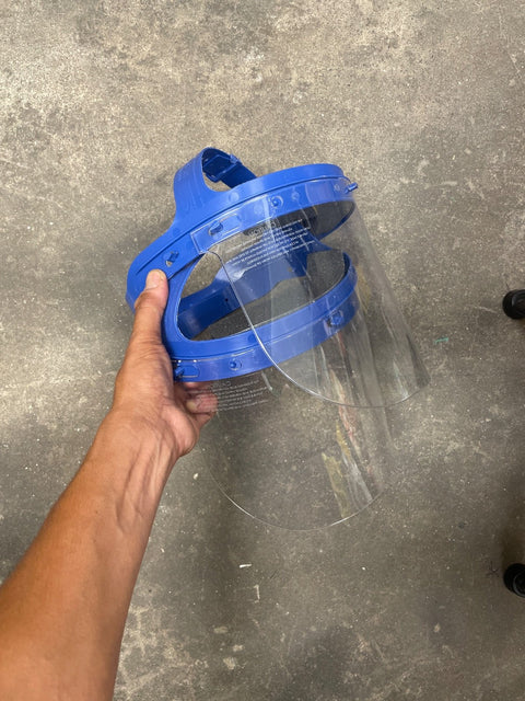2 More Blue Protective Face Shields