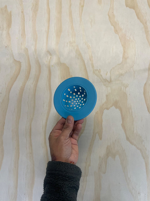 Blue Sink Drainer