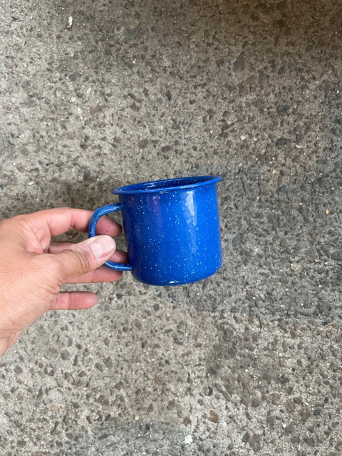 Blue Speckled Campfire Mug